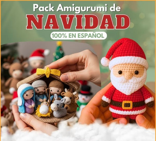 Pack +60 patrones navideños Amigurumis