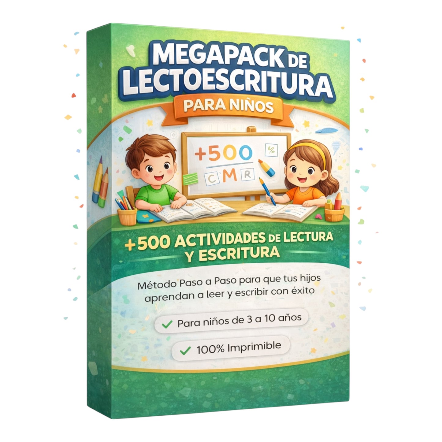 Megapack de lectoescritura para niños +500 actividades